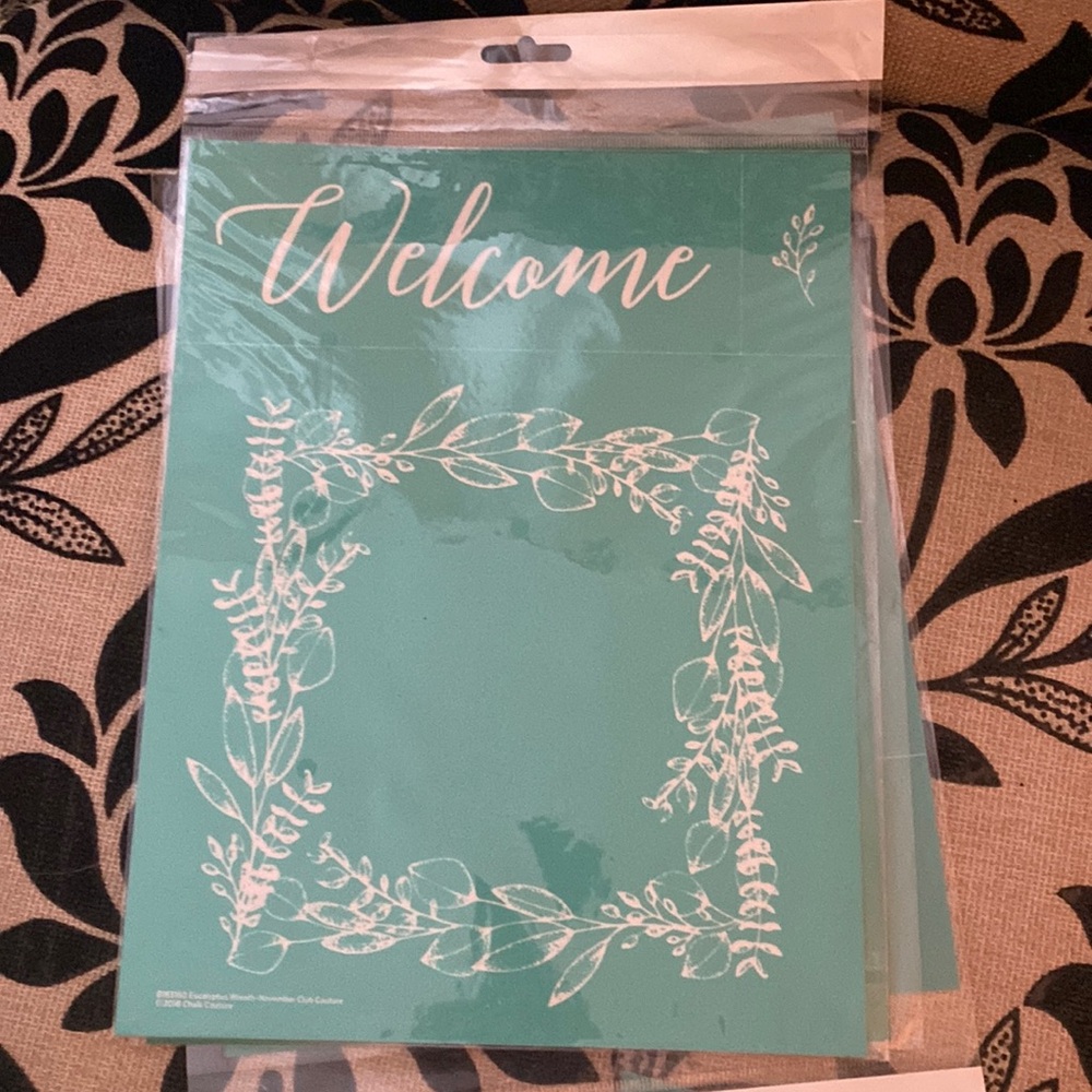 🎀 NEW Chalk Couture Stencils Bundle of 4 8.5 x 11 Welcome Home Halloween - Picture 4 of 10